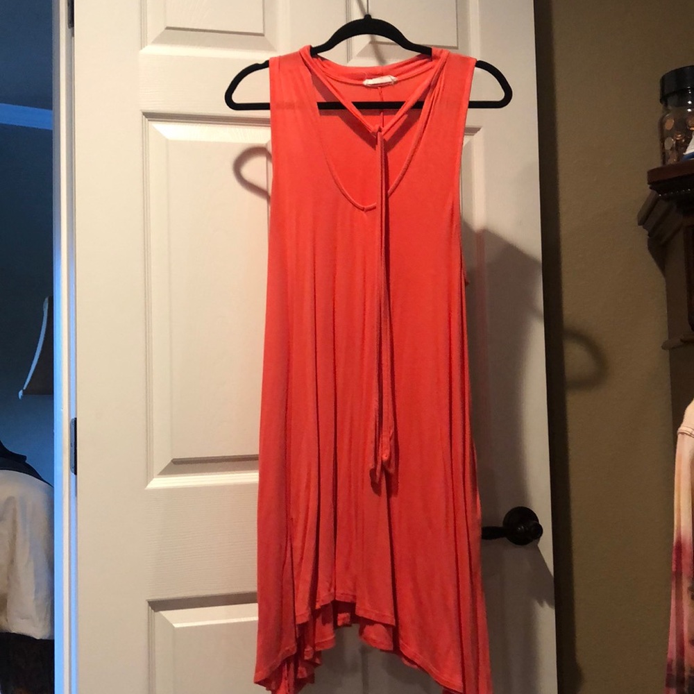 Women’s Coral Sleeveless Dress/Tunic